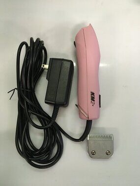 NICE KM2+ Pink Dog Horse Clippers Corded + #10 Blade